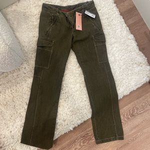 NWT Prada army green cargo pants
